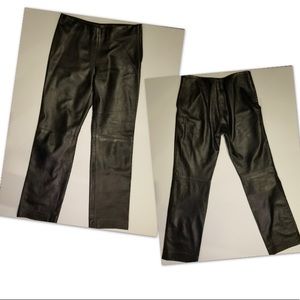 Intermix Leather pants